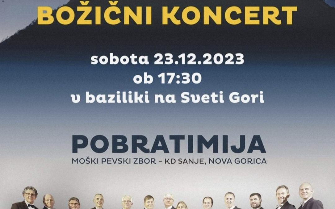 POBRATIMIJA – BOŽIČNI KONCERT MoPZ KD SANJE