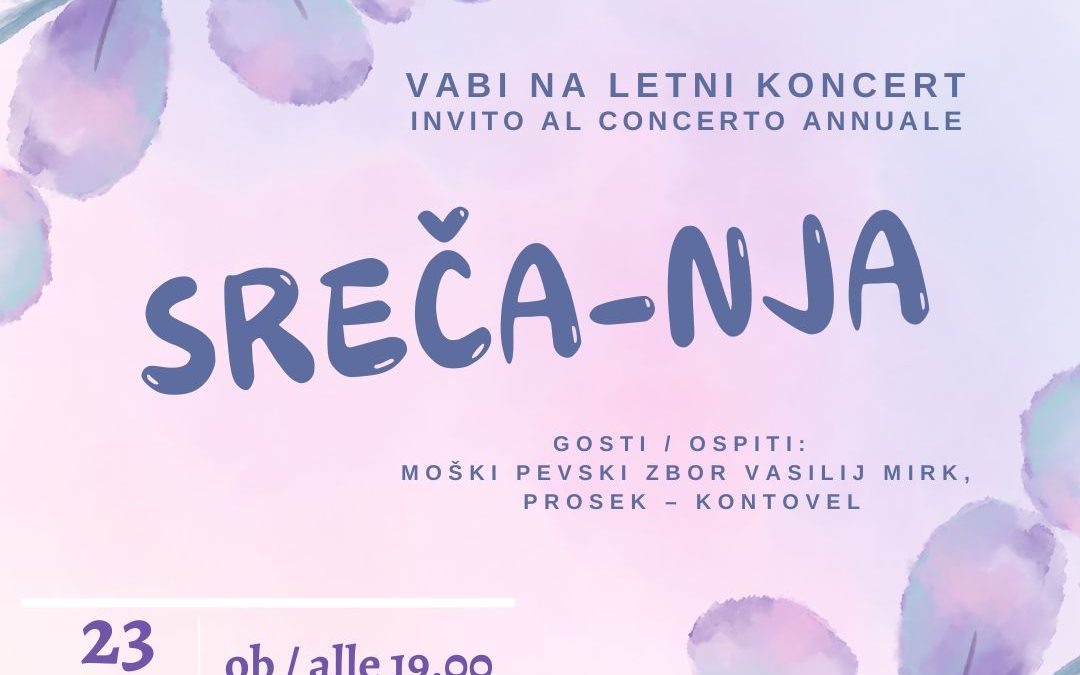 LETNI KONCERT – VOKALNA SKUPINA TAMARISKA