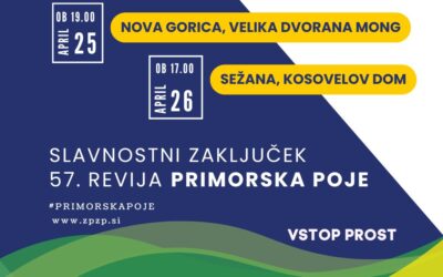Slavnostni zaključek 57. revije Primorska poje