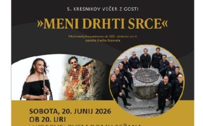 Vabilo na poletni koncert “Meni drhti srce”
