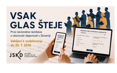 Sodelujte v anketi o zborovski dejavnosti