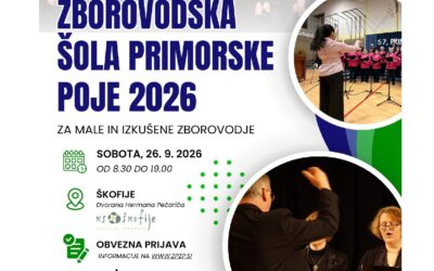 Odprta prijava na Zborovodsko šolo Primorske poje 2026
